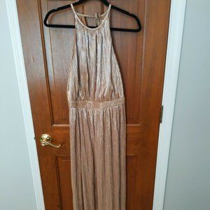 Eva Mendes Gold Gown - Size Small